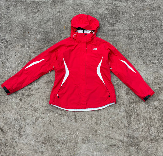 THE NORTH FACE RED RAIN JACKET