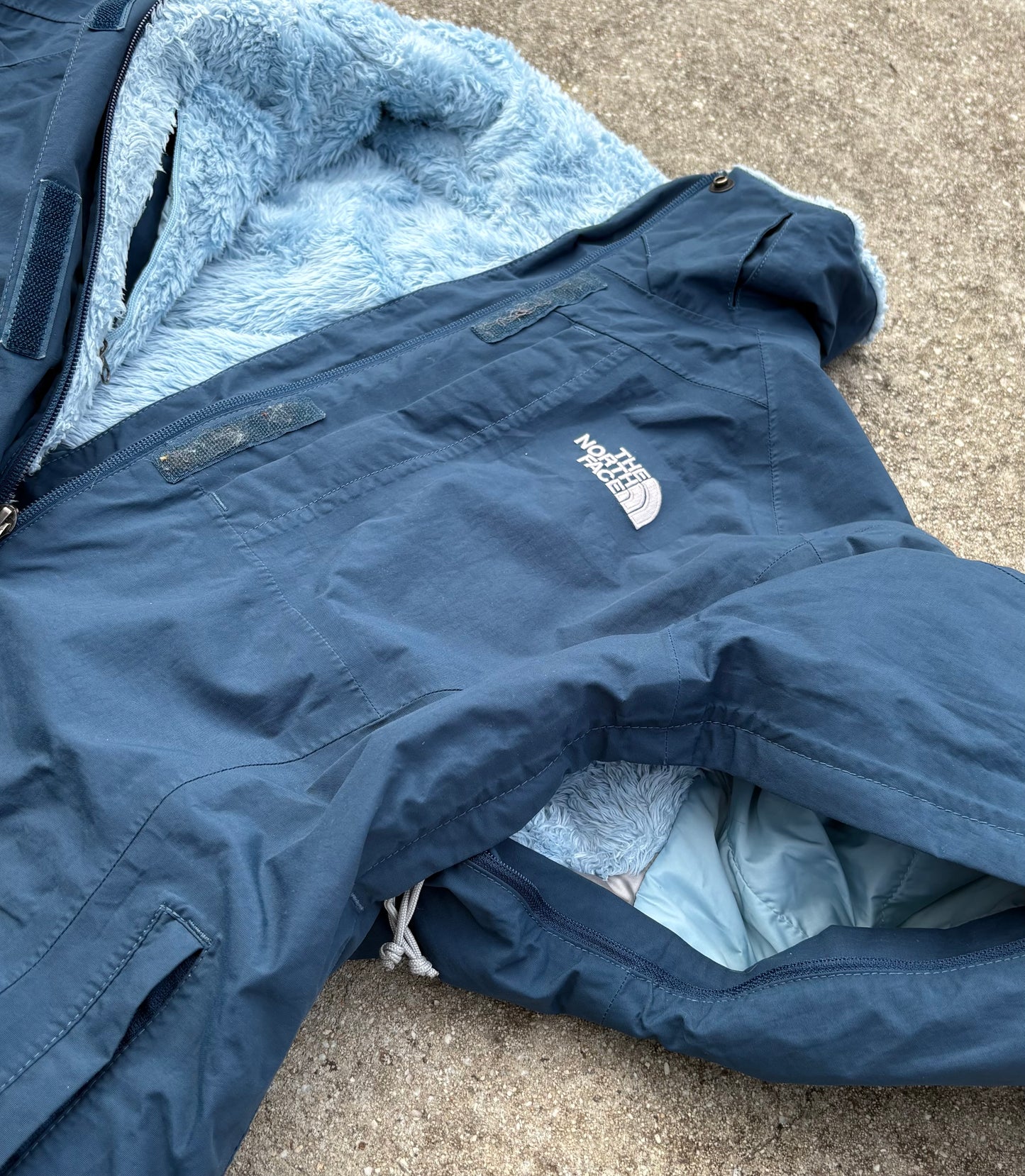 THE NORTH FACE FLEECE LINED RAIN JACKET