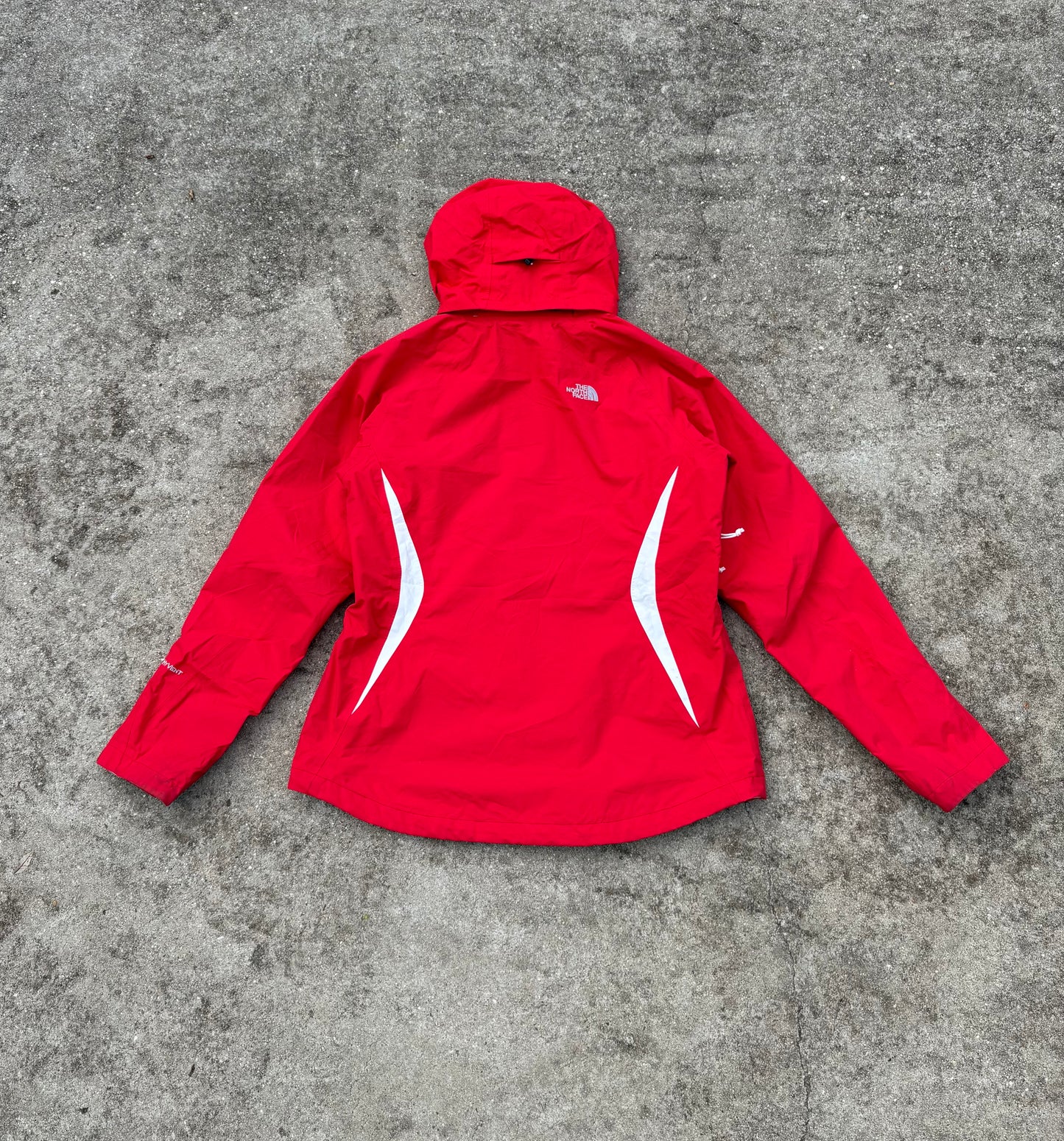 THE NORTH FACE RED RAIN JACKET